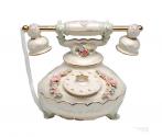 Ceramic Telephone Musical Figurine