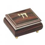Chai Inlay on Rosewood Musical Box