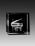 Crystal Piano Cube by Asfour 