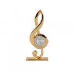 Miniature G Clef Clock 