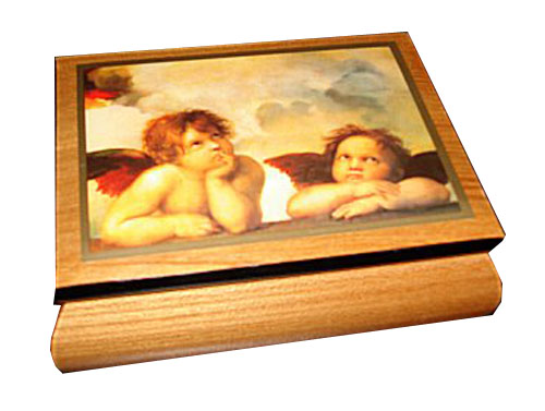 Two Cherubs by Raphael Musical Box