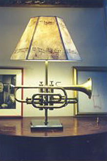 custom trumpet lamp