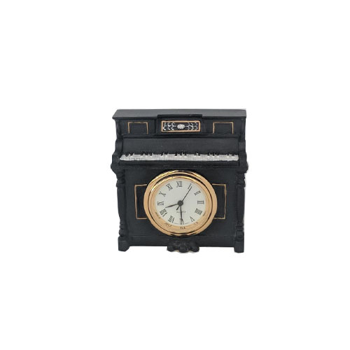 Upright Piano Miniature Clock