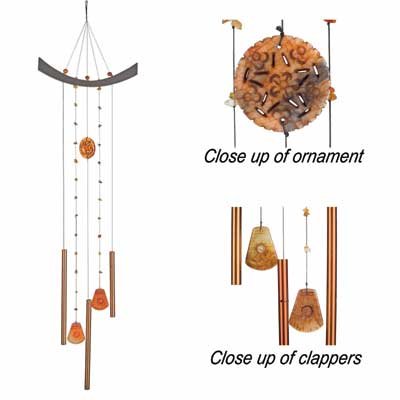 Woodstock Wind Chimes - Chi Energy (Amber)