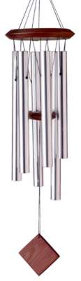 Woodstock Wind Chimes of Pluto (Encore Series) Silver