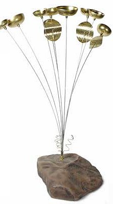 Woodstock Wind Chimes - Garden Bells with GardenStone (Large) 