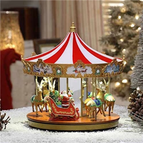 Very Merry Carousel By Mr Christmas