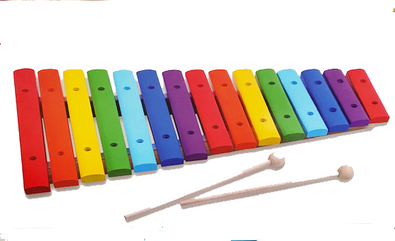 15 Note Color Coded Wooden Xylophone 